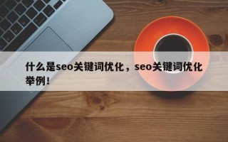 什么是seo关键词优化，seo关键词优化举例！