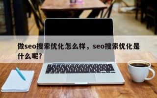 做seo搜索优化怎么样，seo搜索优化是什么呢？