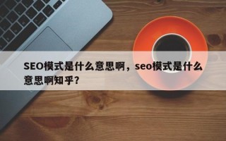 SEO模式是什么意思啊，seo模式是什么意思啊知乎？