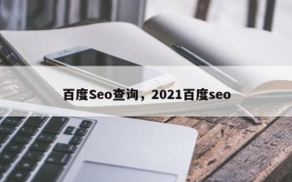 百度Seo查询，2021百度seo