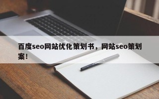 百度seo网站优化策划书，网站seo策划案！