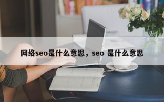 网络seo是什么意思，seo 是什么意思