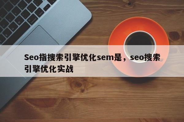 Seo指搜索引擎优化sem是，seo搜索引擎优化实战-第1张图片-我爱优化seo网